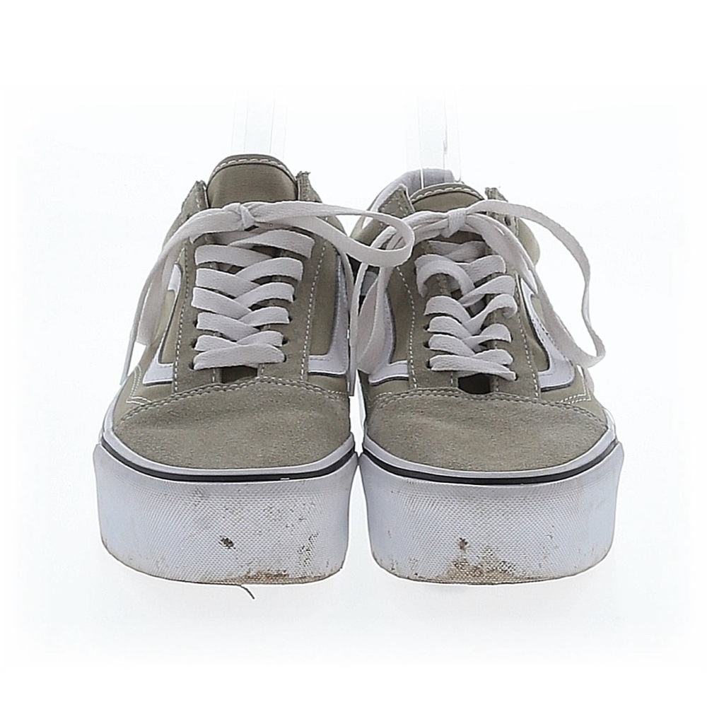 Vans old skool stackform trainers in light tan - Picture 2 of 7
